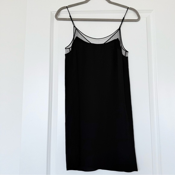 Aritzia Babaton Slip Dress Black | Minor Flaw on Mesh - Picture 9 of 11